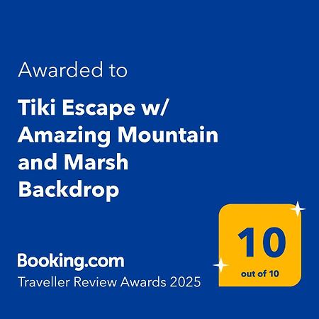 락커웨이비치 Tiki Escape W/ Amazing Mountain And Marsh Backdrop 빌라 외부 사진